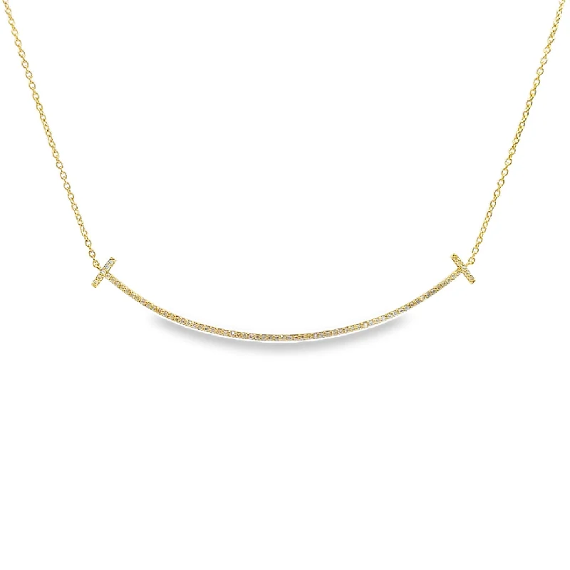 Yellow Gold Diamond Fashion Necklace